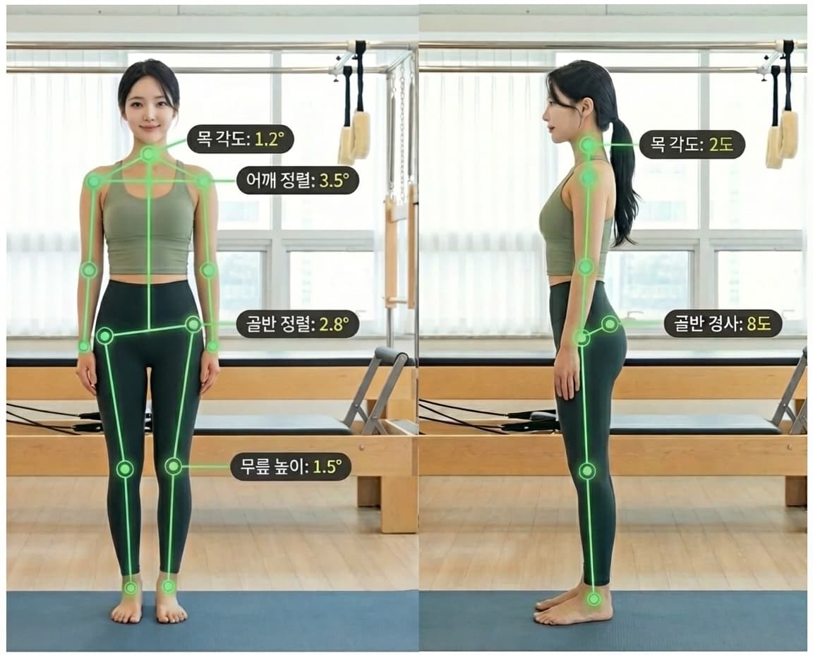 AI 자동 체형 분석 결과